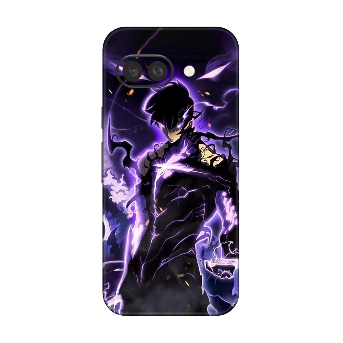 Solo Leveling Shadow Monarch Rise Mobile Skin For Google Pixel 9a