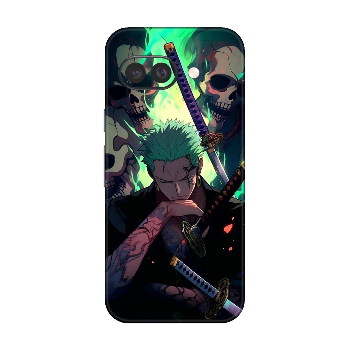 Demon Hunter Zoro Three Sword Inferno Mobile Skin For Google Pixel 9a