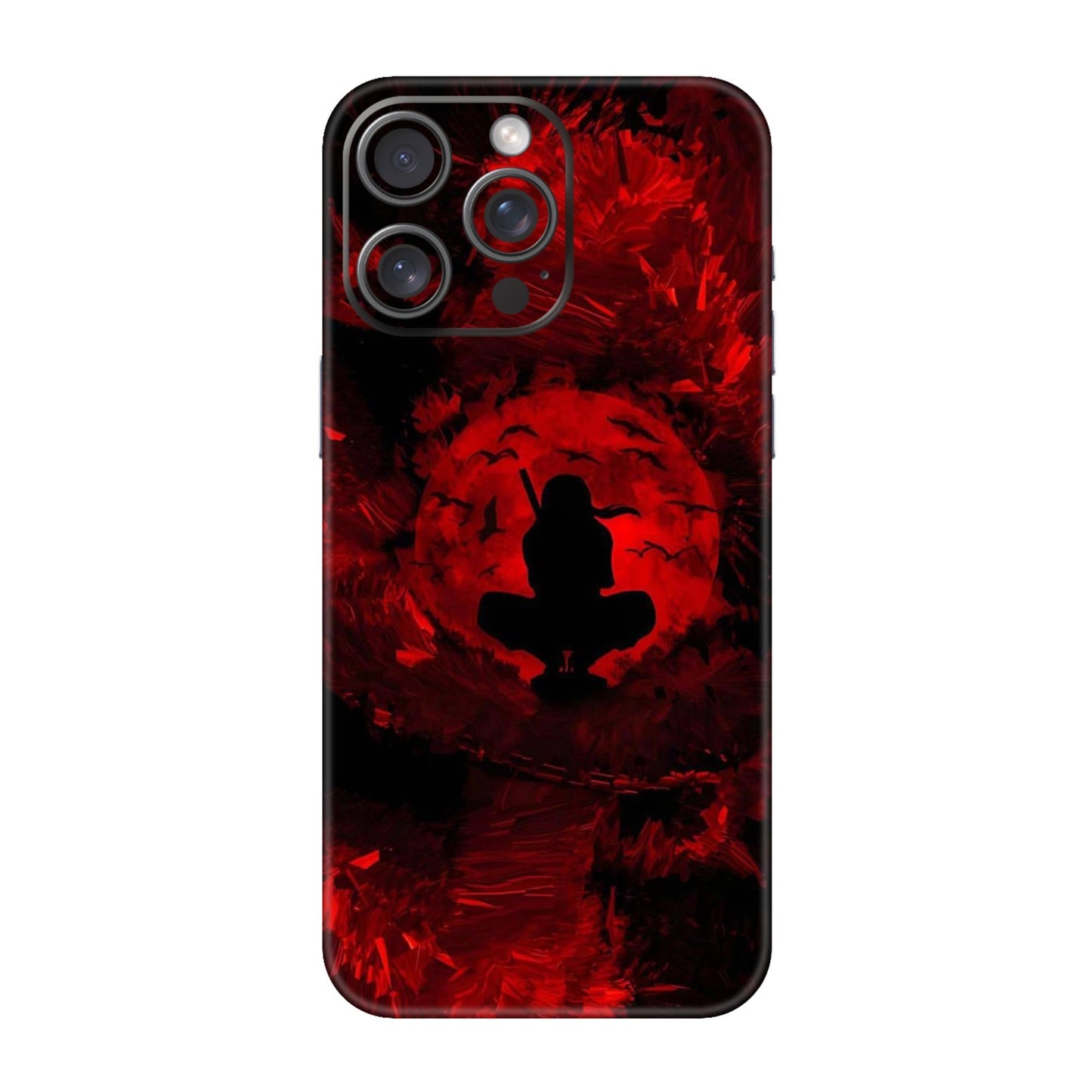 Blood Moon Itachi Sharingan Edition Mobile Skin For iPhone 15 Pro Max
