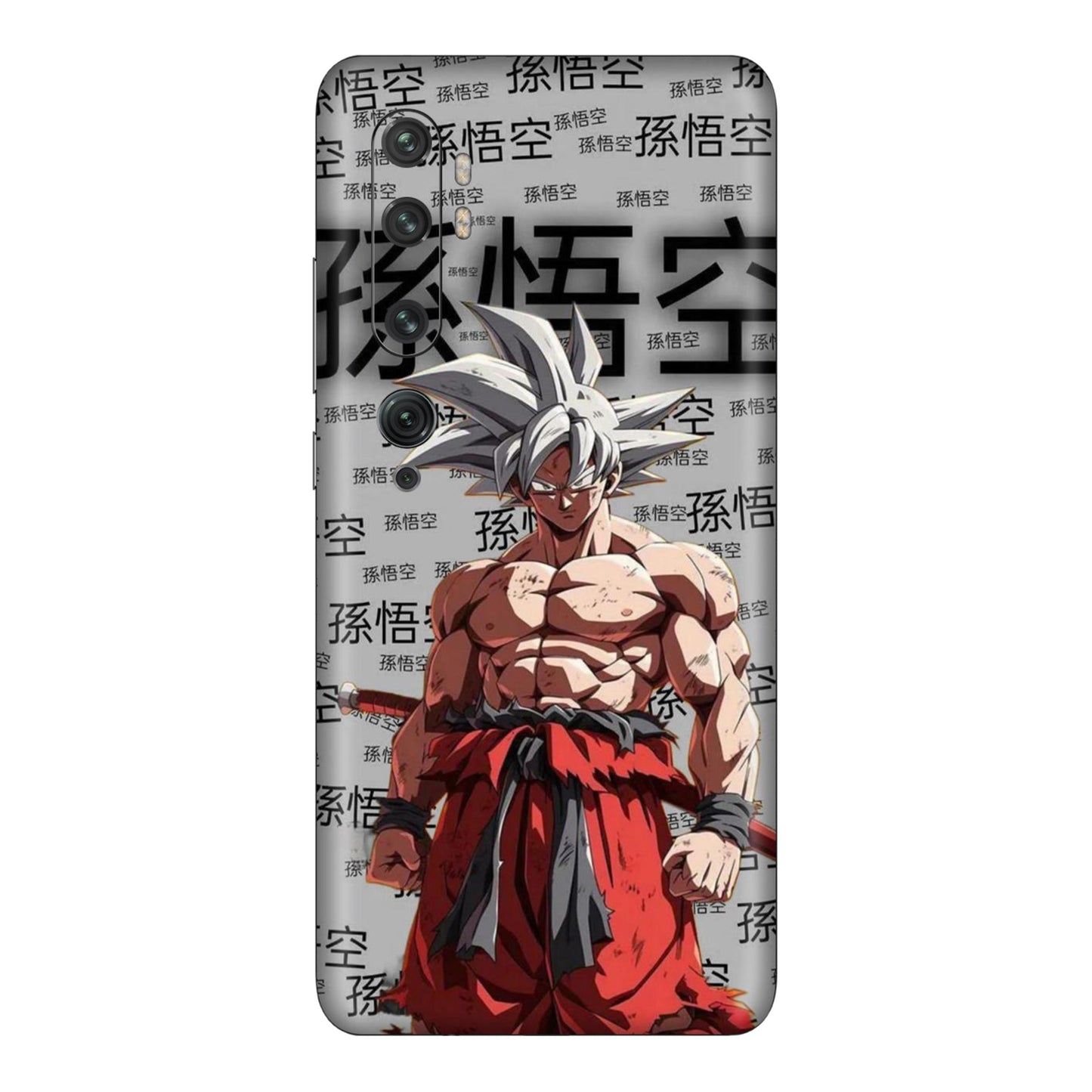 Plus Instinct Goku Mobile Skin For Mi Note 10
