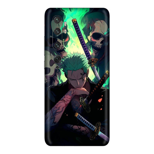 Demon Hunter Zoro Three Sword Inferno Mobile Skin For Mi Note 10