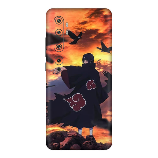 Itachi Uchiha Sunset Mobile Skin For Mi Note 10 Pro