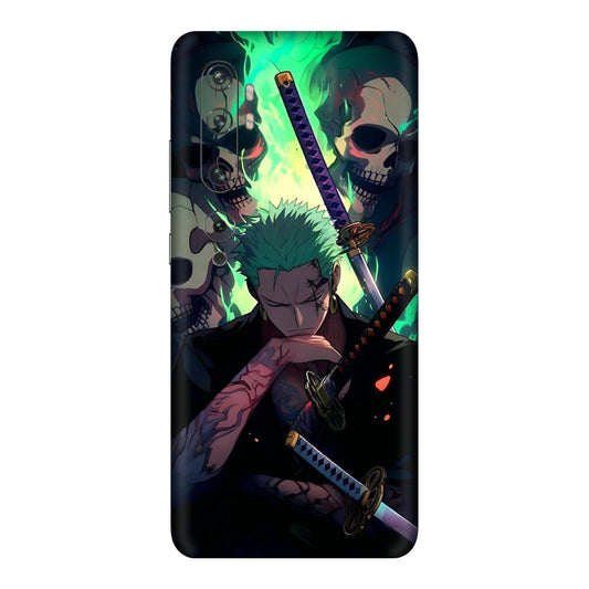Demon Hunter Zoro Three Sword Inferno Mobile Skin For Mi Note 10 Pro