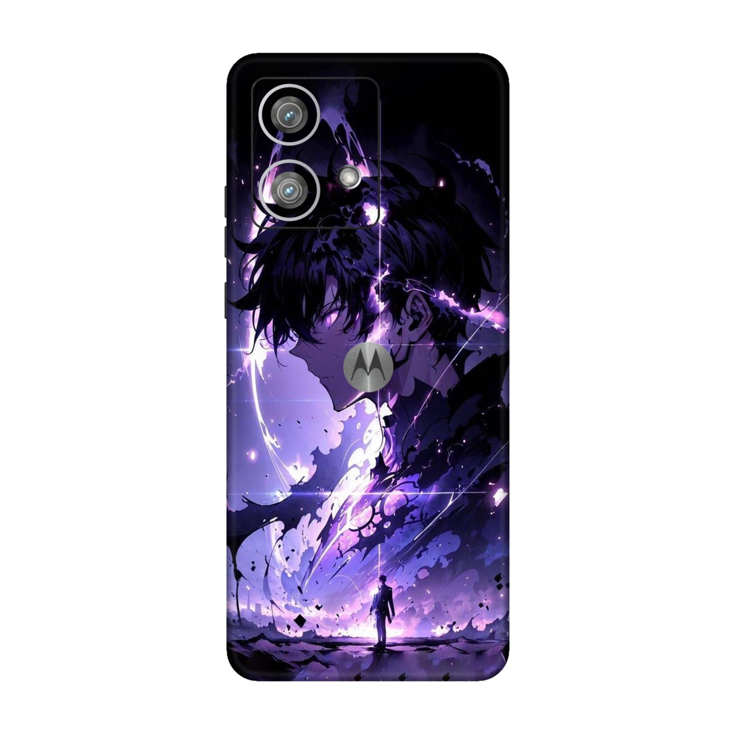 Shadow Monarch Rise Solo Leveling Mobile Skin For Motorola Edge 40 Neo 5G