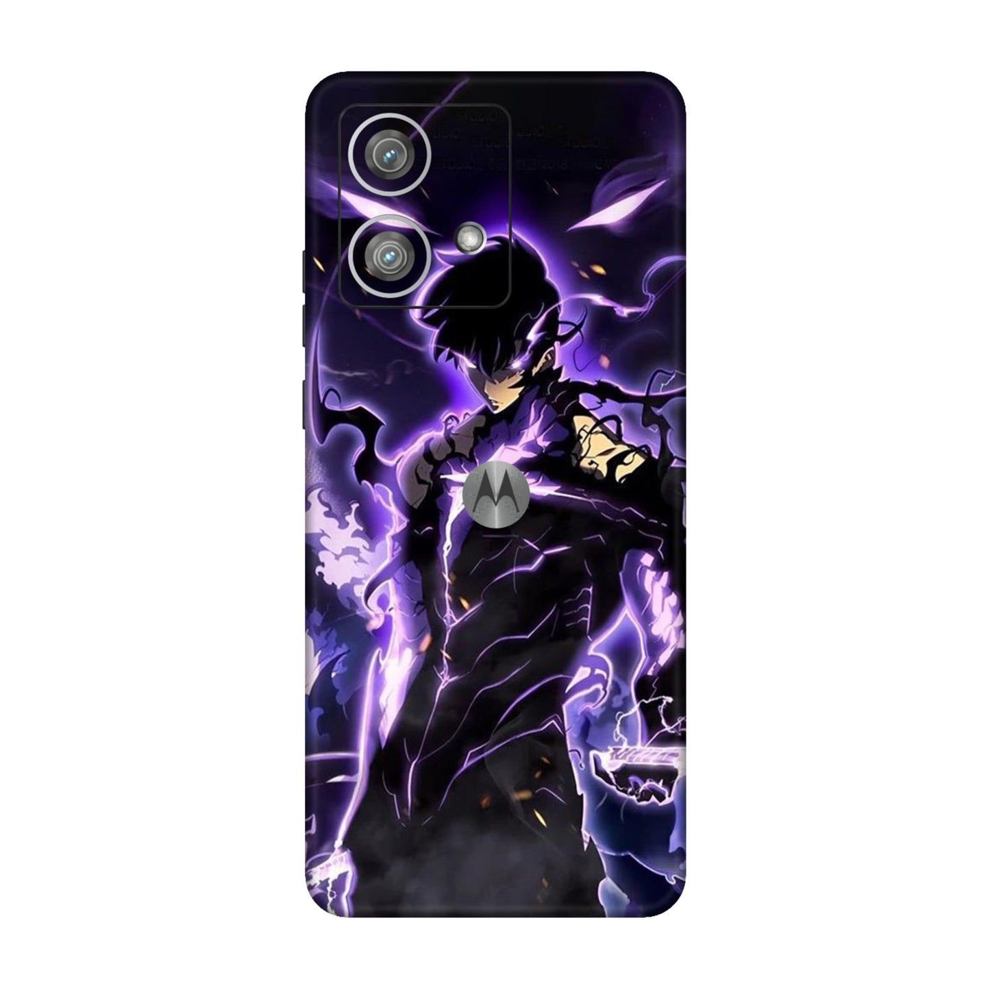 Solo Leveling Shadow Monarch Rise Mobile Skin For Motorola Edge 40 Neo 5G