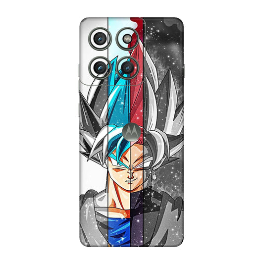 Goku Black & Whaite Mobile Skin For Motorola Edge 60 Pro 5G