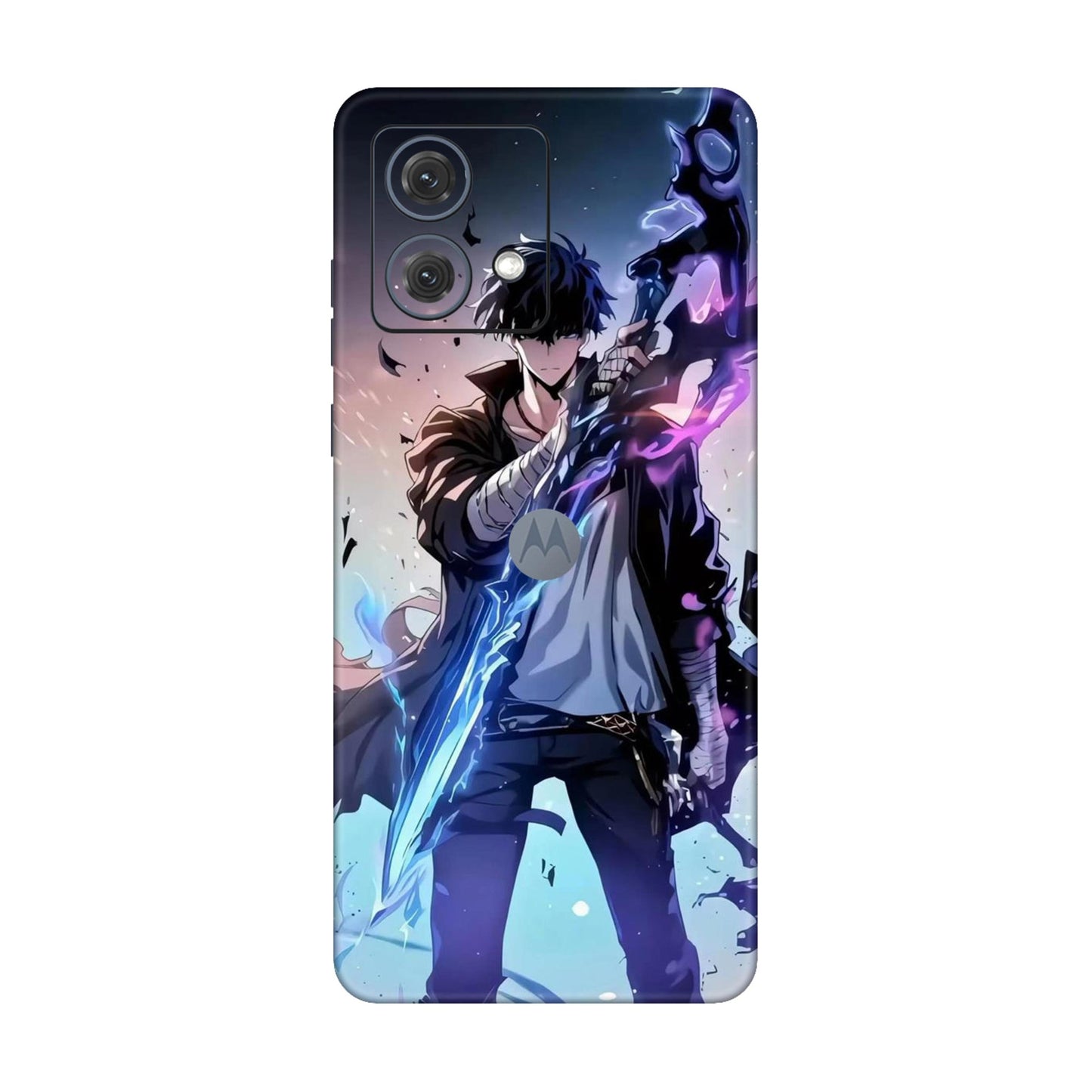 Sung Jin Woo Minimal Aura Mobile Skin For Motorola G84 5G