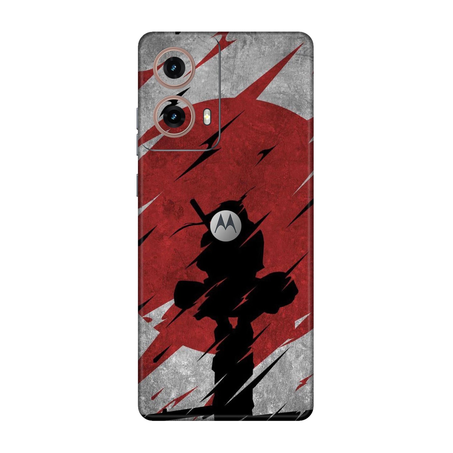 Shadow Strike Ninja Silhouette Mobile Skin For Motorola G85 5G
