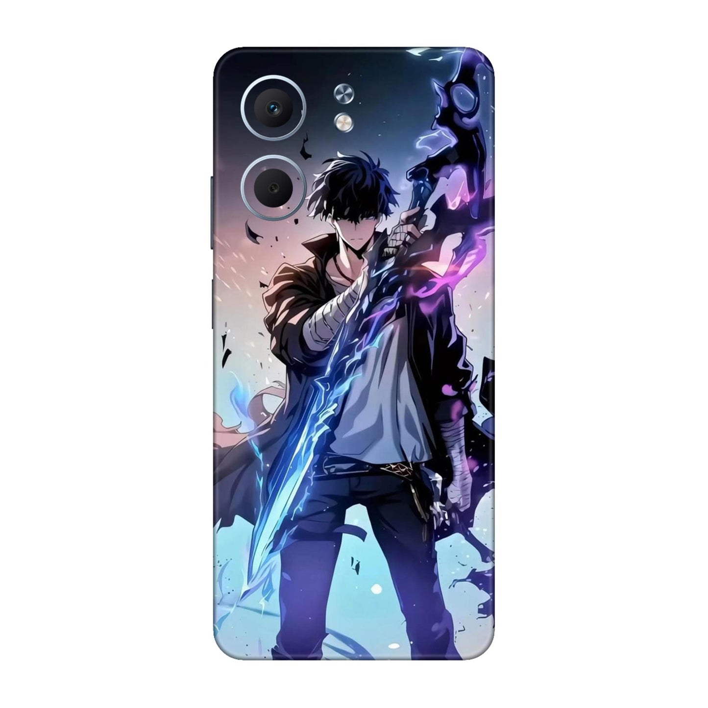 Sung Jin Woo Minimal Aura Mobile Skin For Oppo A5x 5G