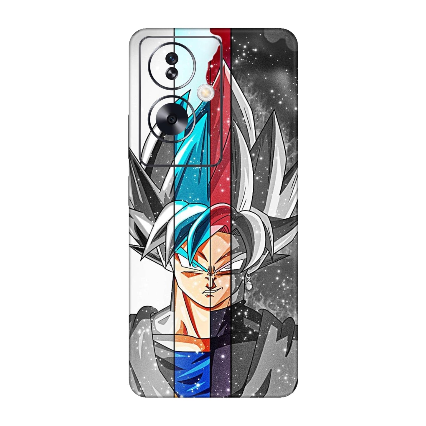 Goku Black & Whaite Mobile Skin For Oppo A79 5G