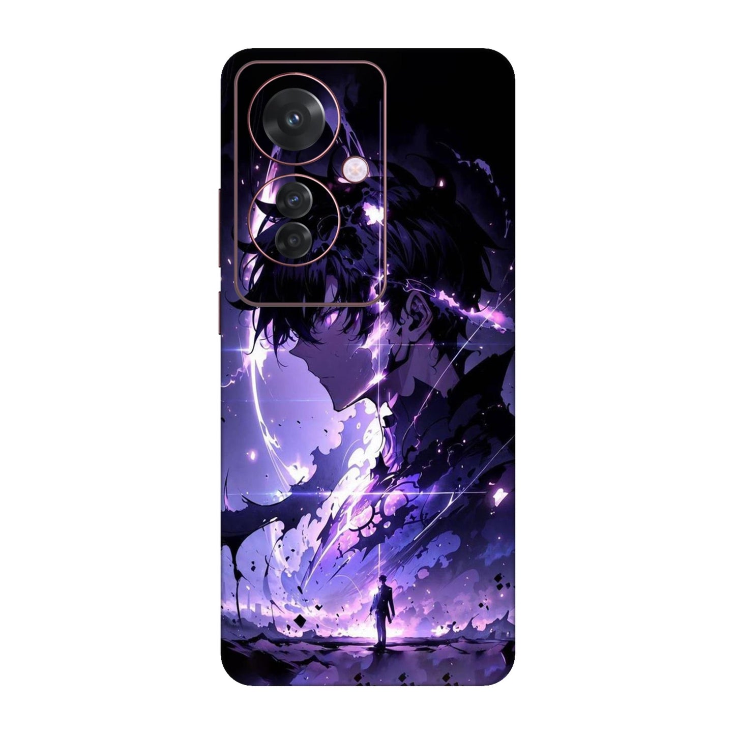 Shadow Monarch Rise Solo Leveling Mobile Skin For Oppo F25 Pro 5G