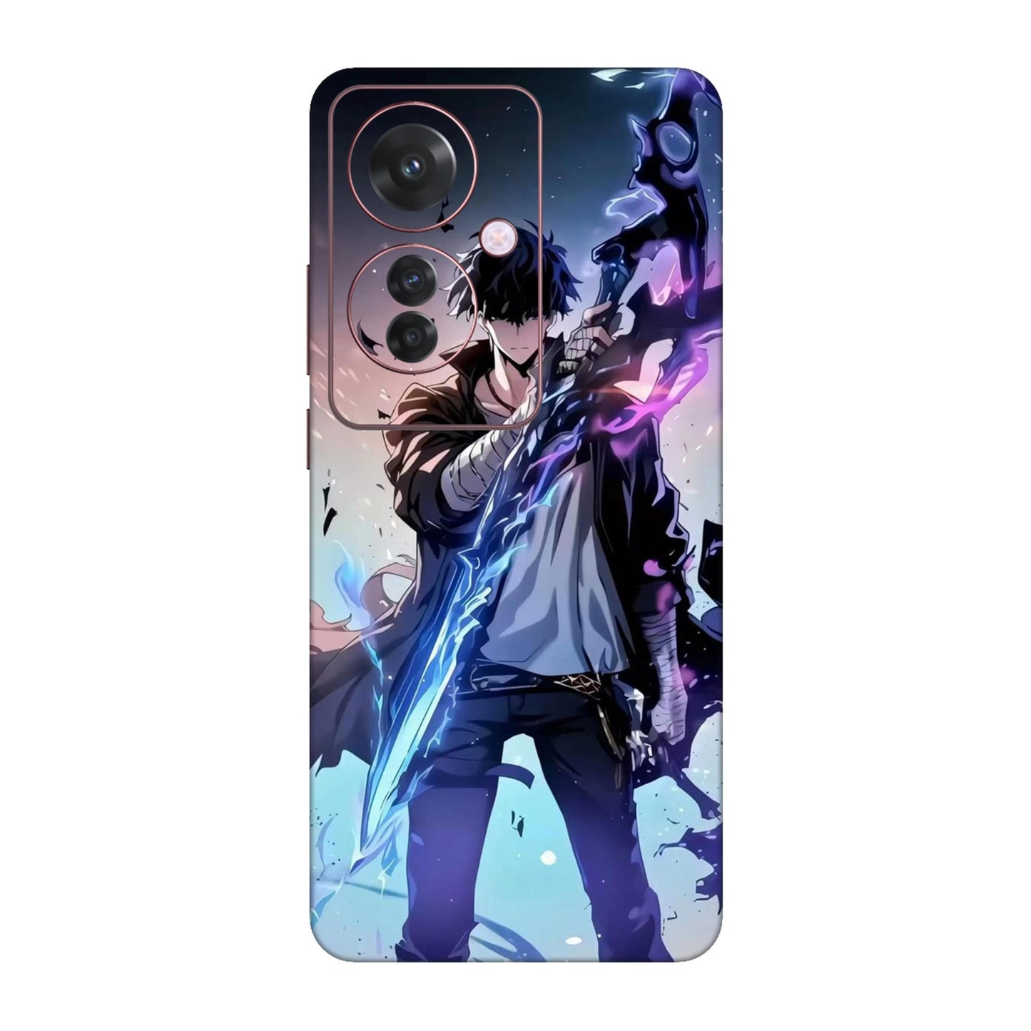 Sung Jin Woo Minimal Aura Mobile Skin For Oppo F25 Pro 5G