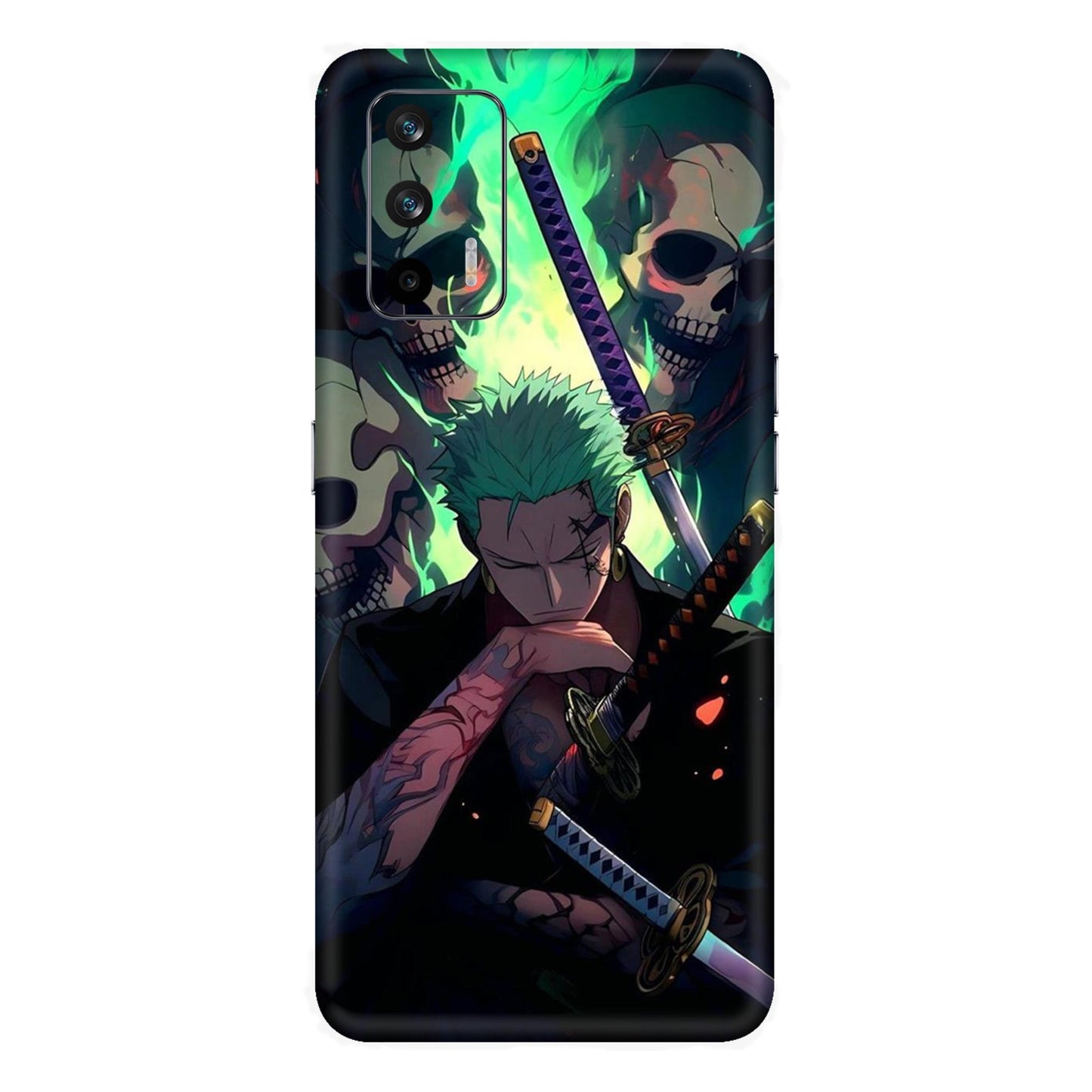 Demon Hunter Zoro Three Sword Inferno Mobile Skin For Realme GT 5g