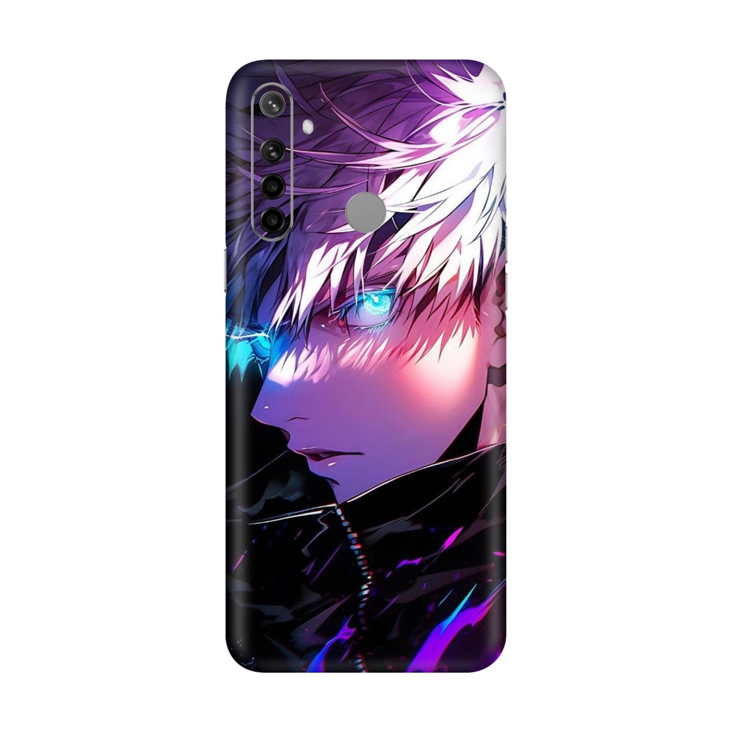 Neon Gaz Anime Power Surge Mobile Skin For Realme Narzo 10