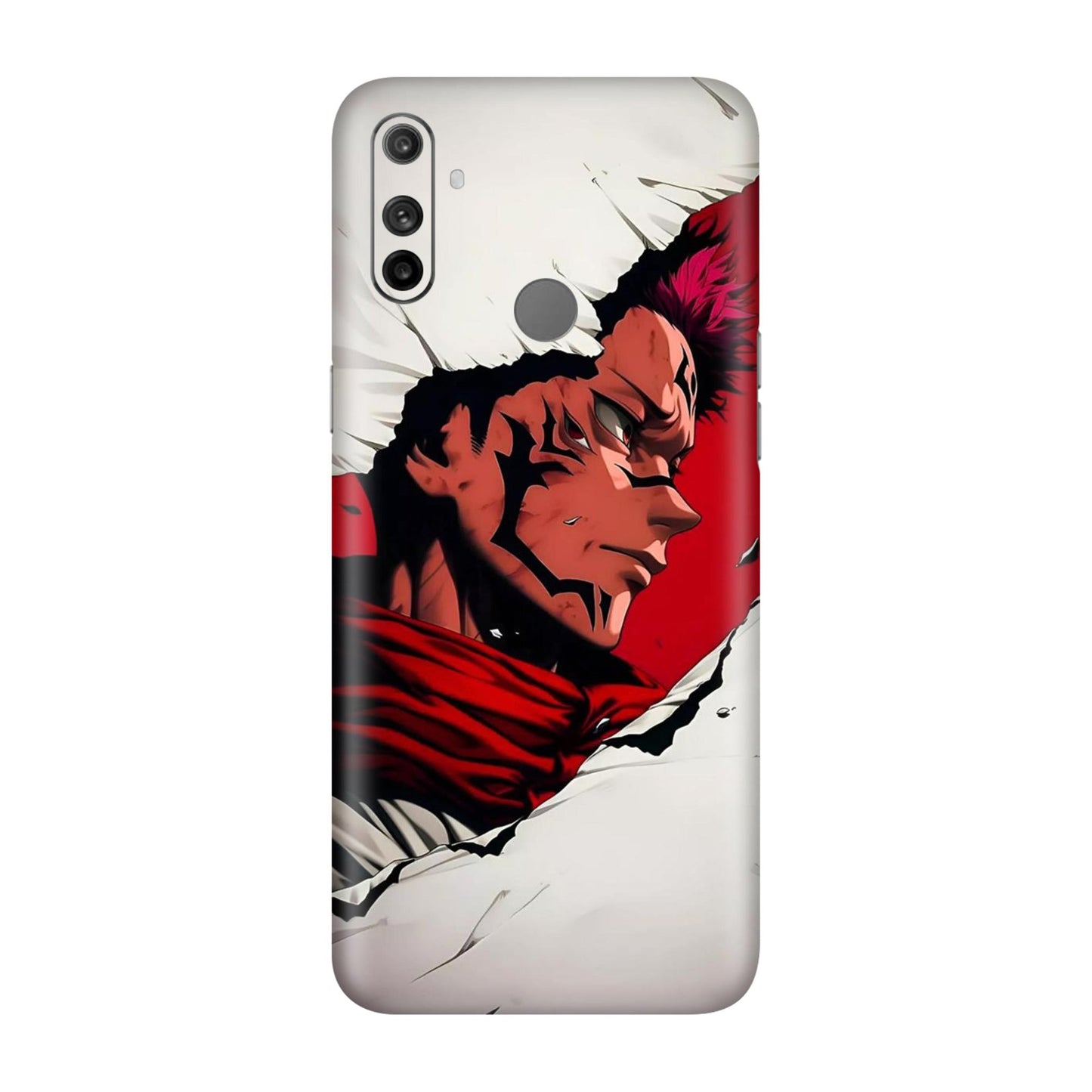 Sukuna King of Curses Mobile Skin For Realme Narzo 10A