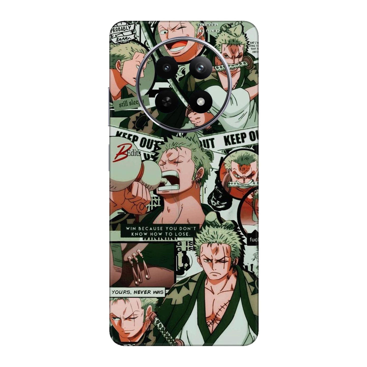 Zoro Attitude Collage Mobile Skin For Realme Narzo 70x 5g