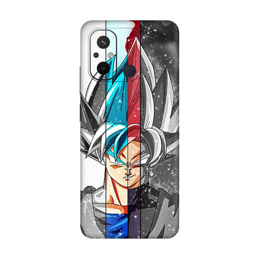 Goku Black & Whaite Mobile Skin For Redmi 12C