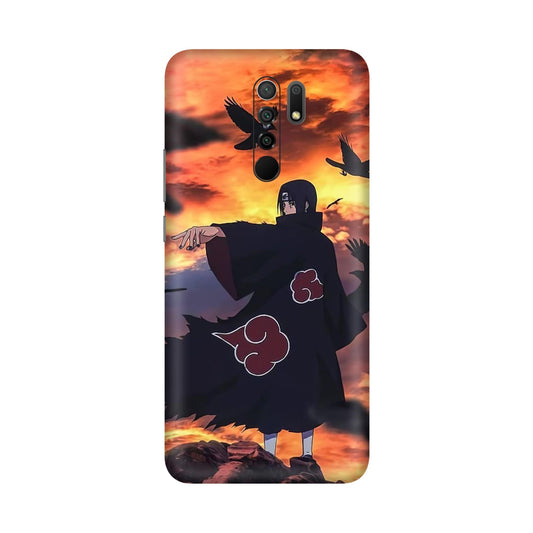 Itachi Uchiha Sunset Mobile Skin For Redmi 9