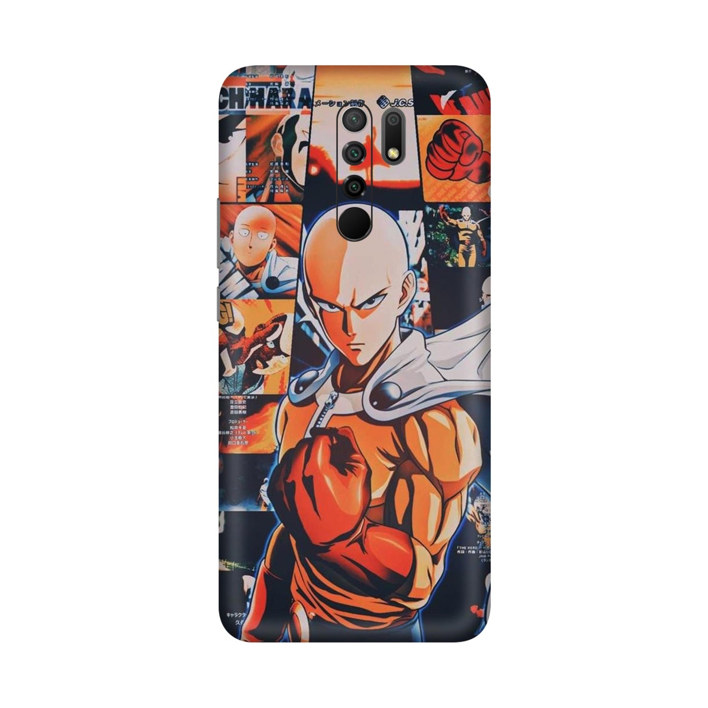 One Punch Power Saitama Strikes Mobile Skin For Redmi 9