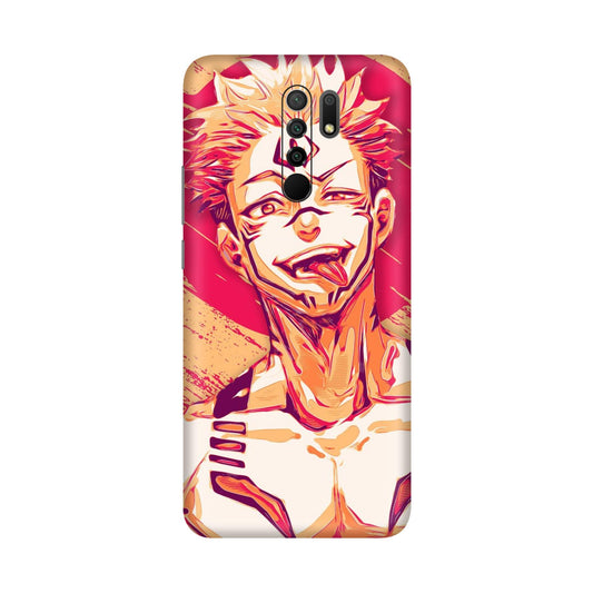 Ryomen Sukuna Jujutsu Mobile Skin For Redmi 9