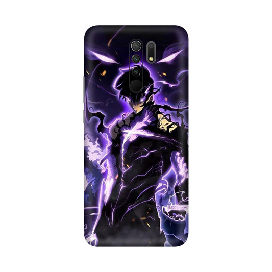 Solo Leveling Shadow Monarch Rise Mobile Skin For Redmi 9