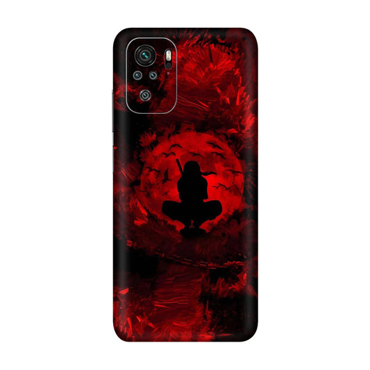 Blood Moon Itachi Sharingan Edition Mobile Skin For Redmi Note 10