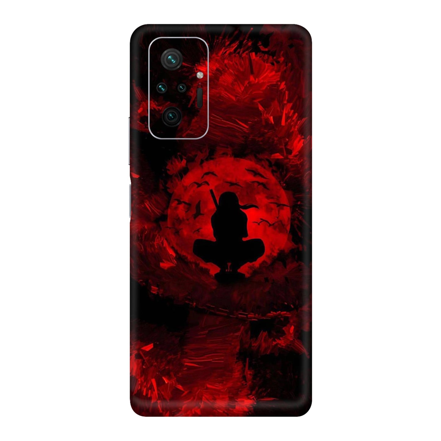 Blood Moon Itachi Sharingan Edition Mobile Skin For Redmi Note 10 Pro