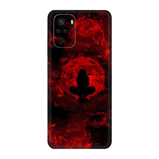 Blood Moon Itachi Sharingan Edition Mobile Skin For Redmi Note 10S