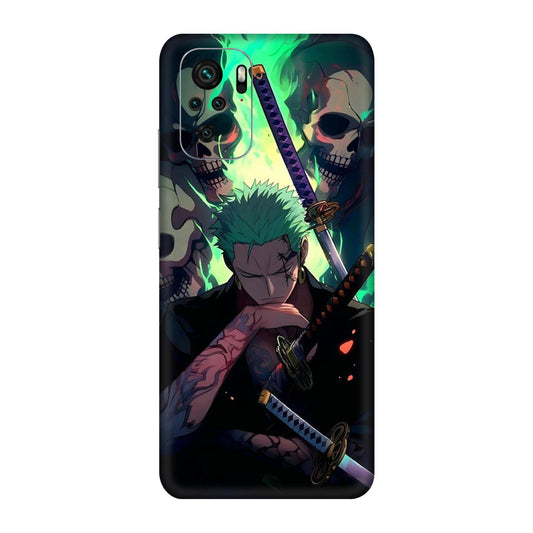Demon Hunter Zoro Three Sword Inferno Mobile Skin For Redmi Note 10S