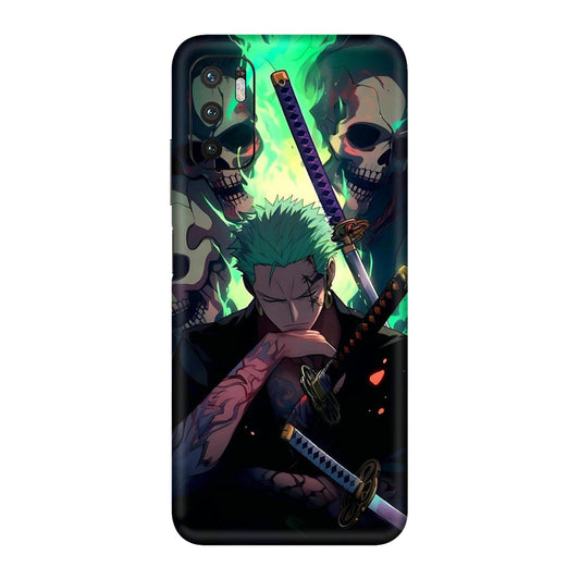 Demon Hunter Zoro Three Sword Inferno Mobile Skin For Redmi Note 10T 5g