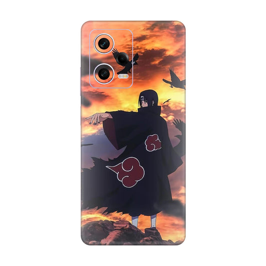 Itachi Uchiha Sunset Mobile Skin For Redmi Note 12 Pro 5g