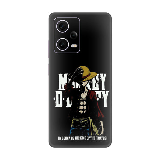 Luffy Pirate King Ambition Mobile Skin For Redmi Note 12 Pro 5g