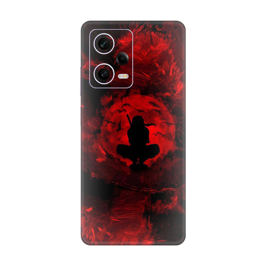 Blood Moon Itachi Sharingan Edition Mobile Skin For Redmi Note 12 Pro 5g