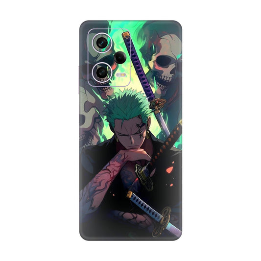 Demon Hunter Zoro Three Sword Inferno Mobile Skin For Redmi Note 12 Pro 5g
