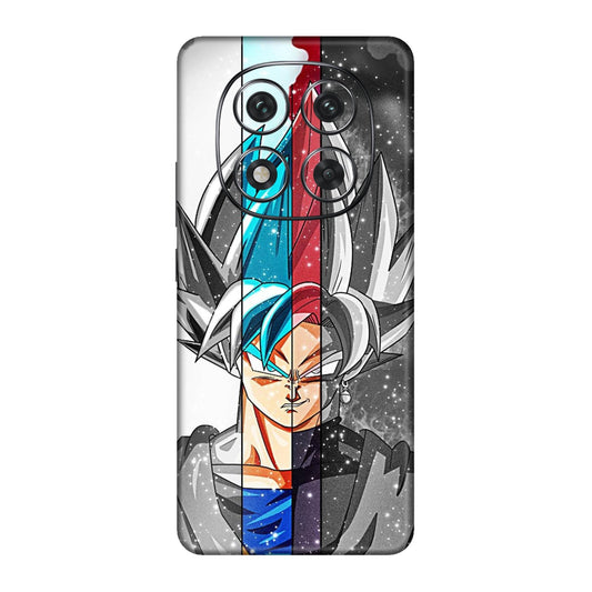 Goku Black & Whaite Mobile Skin For Redmi Note 14 Pro 5g