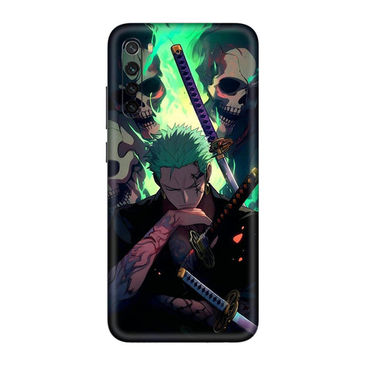 Demon Hunter Zoro Three Sword Inferno Mobile Skin For Redmi Note 8