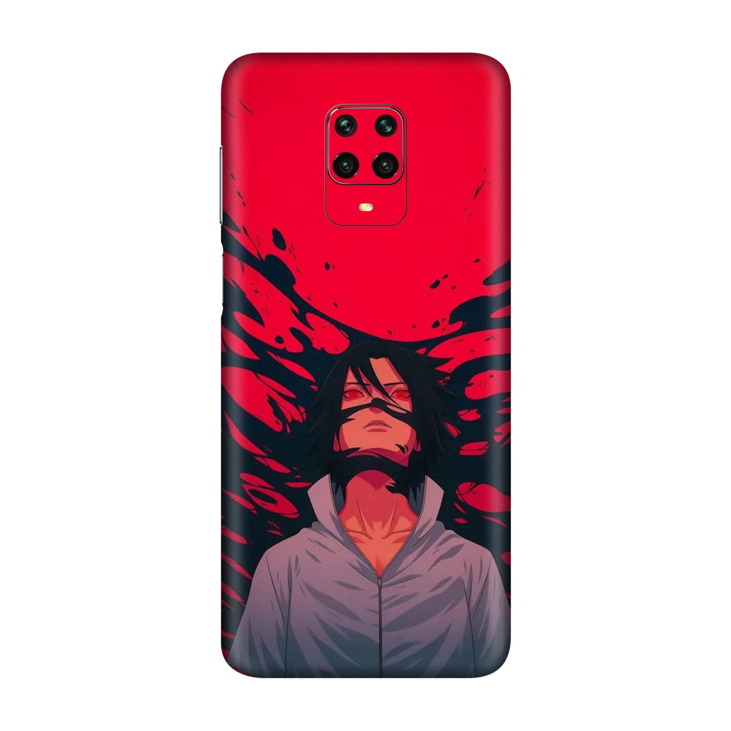Sasuke Uchiha Mobile Skin For Redmi Note 9s
