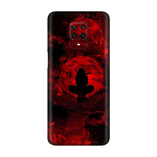 Blood Moon Itachi Sharingan Edition Mobile Skin For Redmi Note 9s