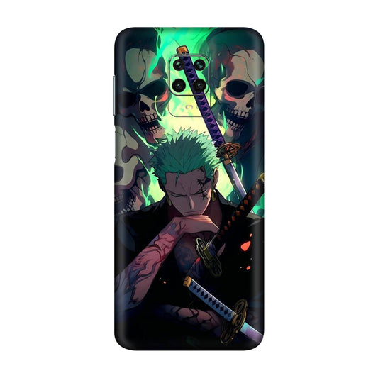 Demon Hunter Zoro Three Sword Inferno Mobile Skin For Redmi Note 9s