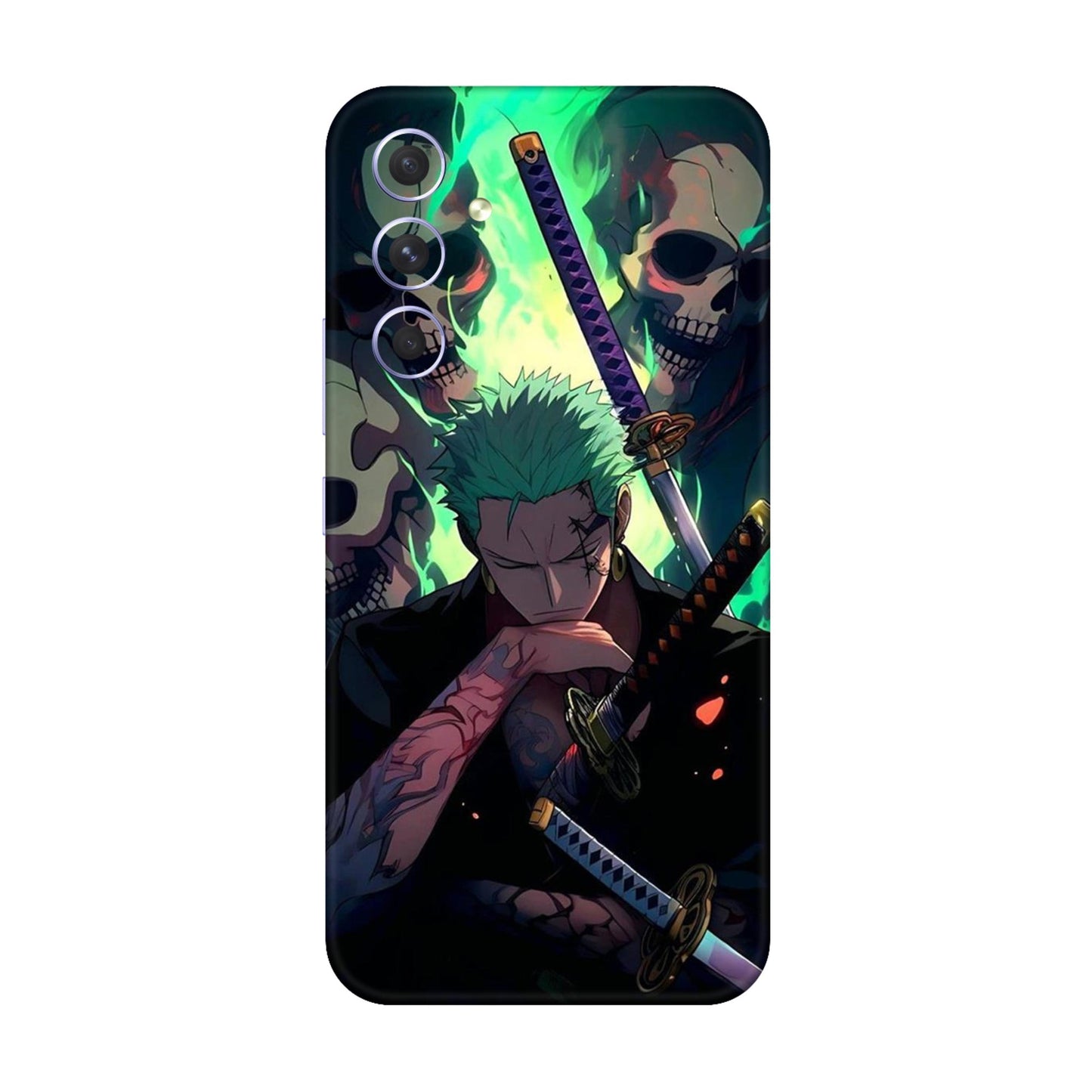Demon Hunter Zoro Three Sword Inferno Mobile Skin For Samsung Galaxy A54 5g
