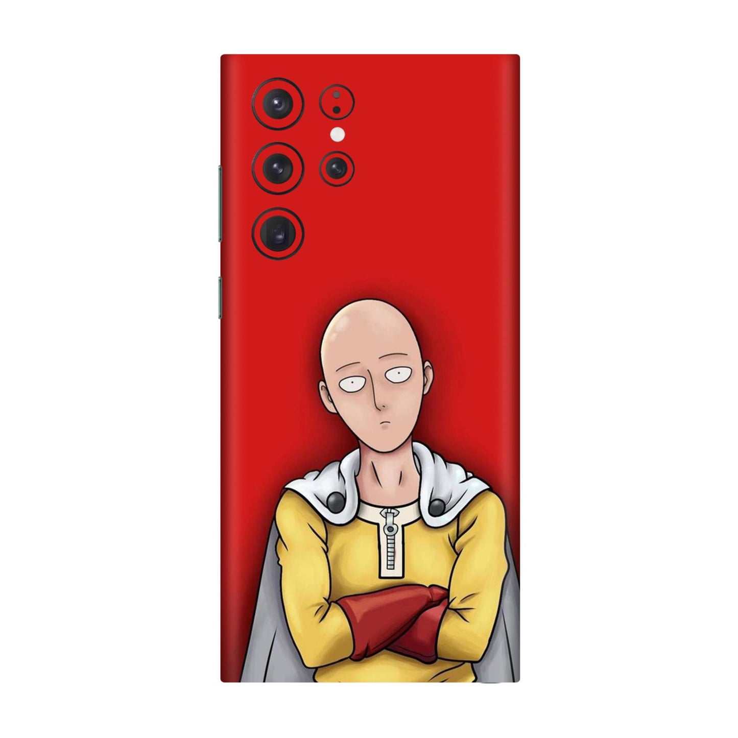 Saitama One Punch Man Mobile Skin For Samsung Galaxy S22 Ultra