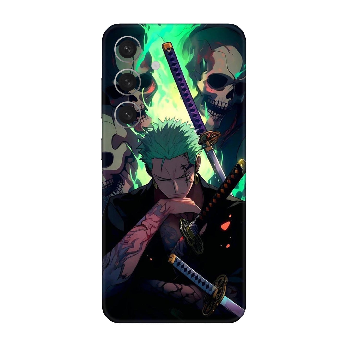 Demon Hunter Zoro Three Sword Inferno Mobile Skin For Samsung Galaxy S24 5g