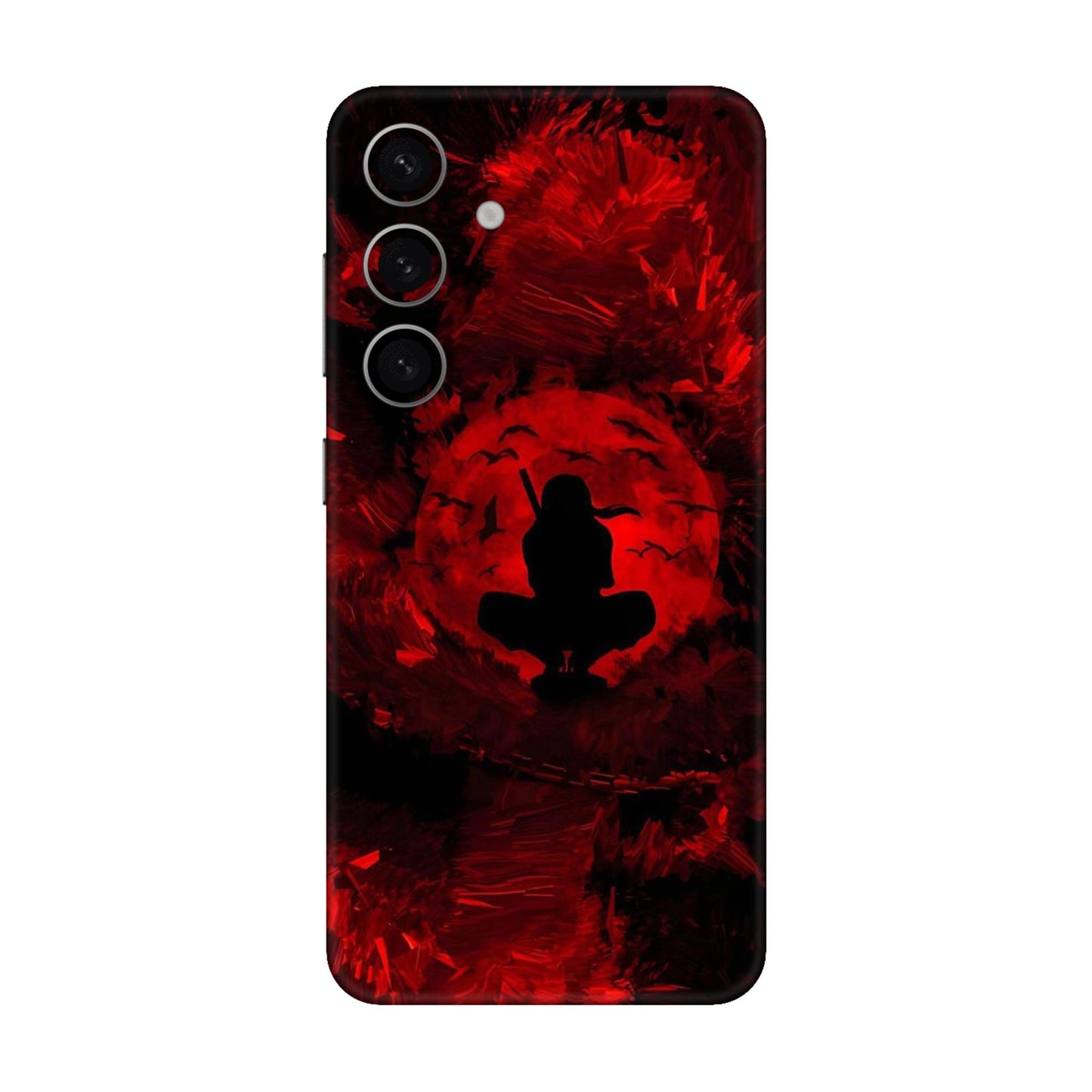 Blood Moon Itachi Sharingan Edition Mobile Skin For Samsung Galaxy S24 Plus 5g