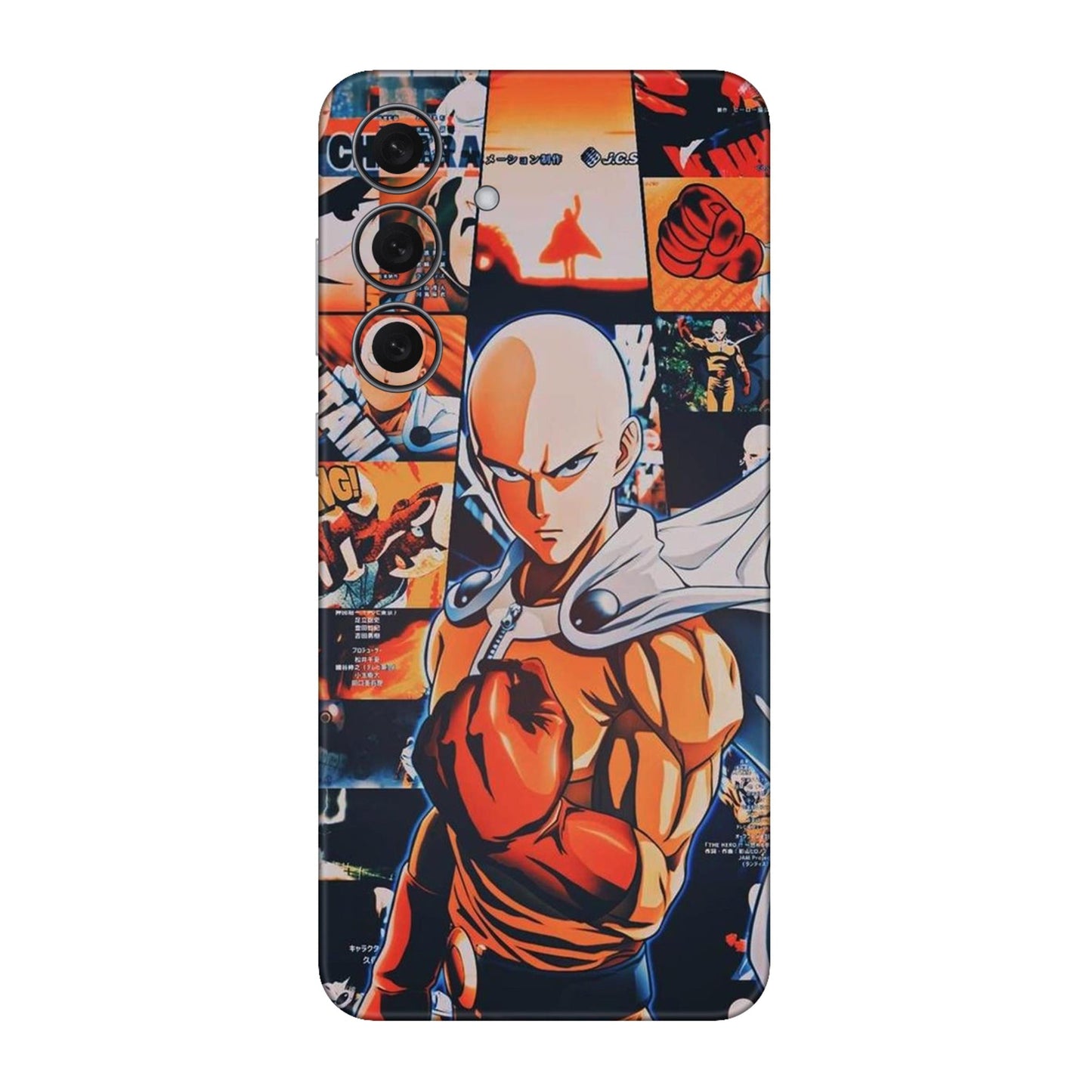 One Punch Power Saitama Strikes Mobile Skin For Samsung Galaxy S25 Fe 5g