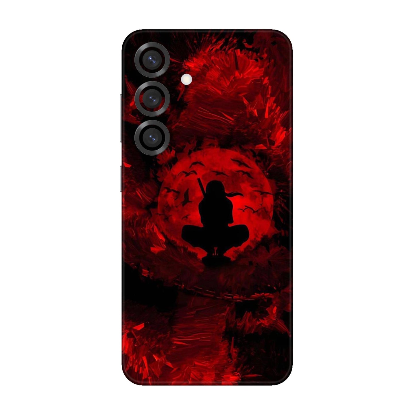 Blood Moon Itachi Sharingan Edition Mobile Skin For Samsung Galaxy S25 Plus 5g