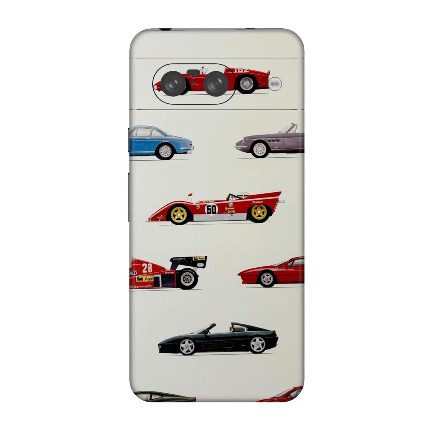 SideLine Icons Drive Through Time Mobile Skin For Google Pixel 8