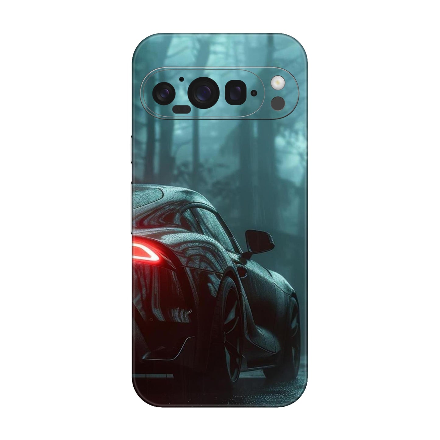 Toyota Supra GR Black Edition Rain Forest Mobile Skin For Google Pixel 9 Pro