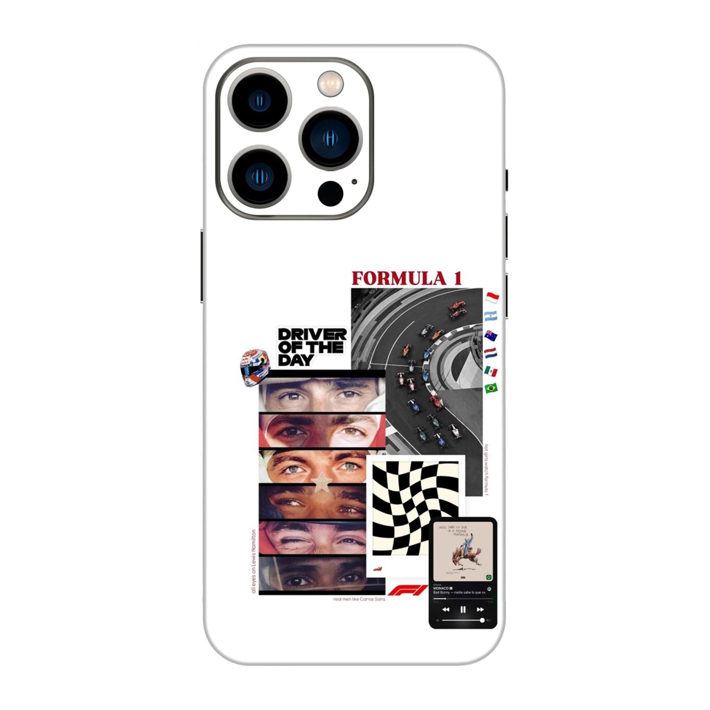 Grid Anthem Eyes & Flags Mobile Skin For iPhone 13 Pro