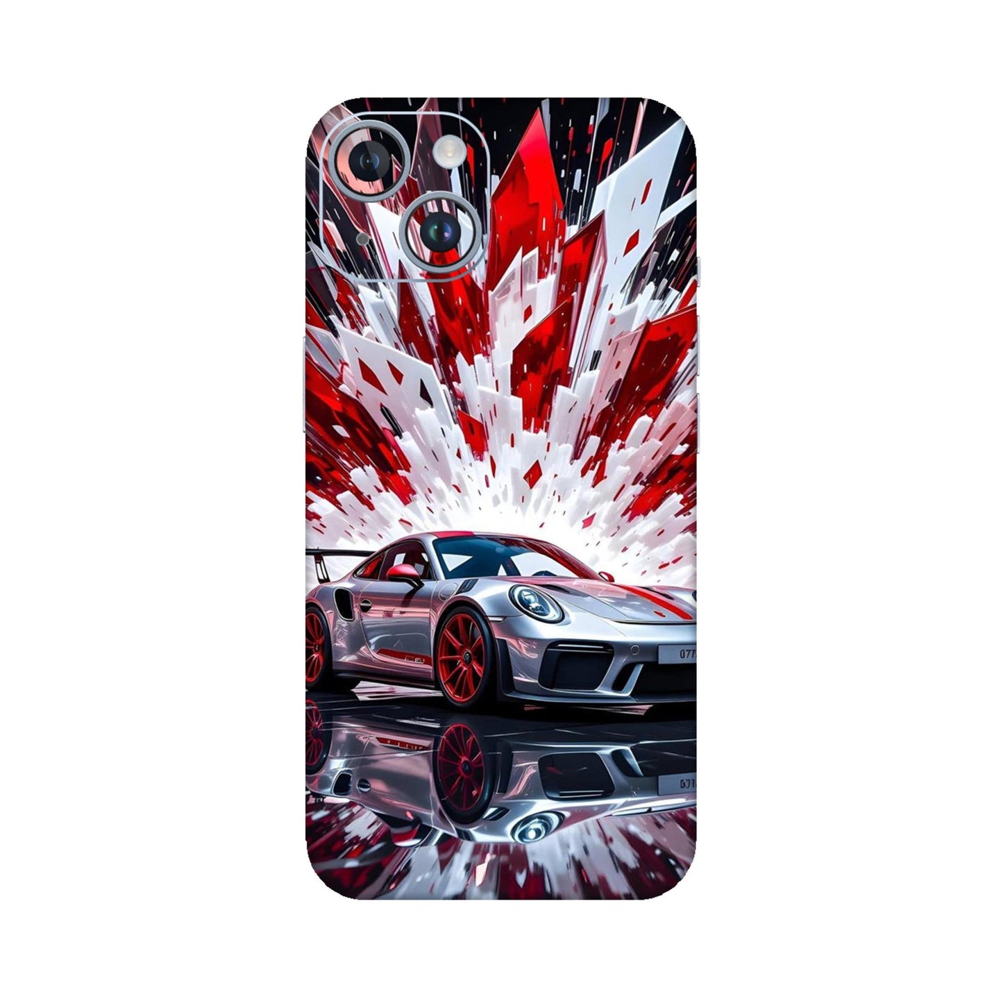 Crystal Burst GT3 Mobile Skin For iPhone 14