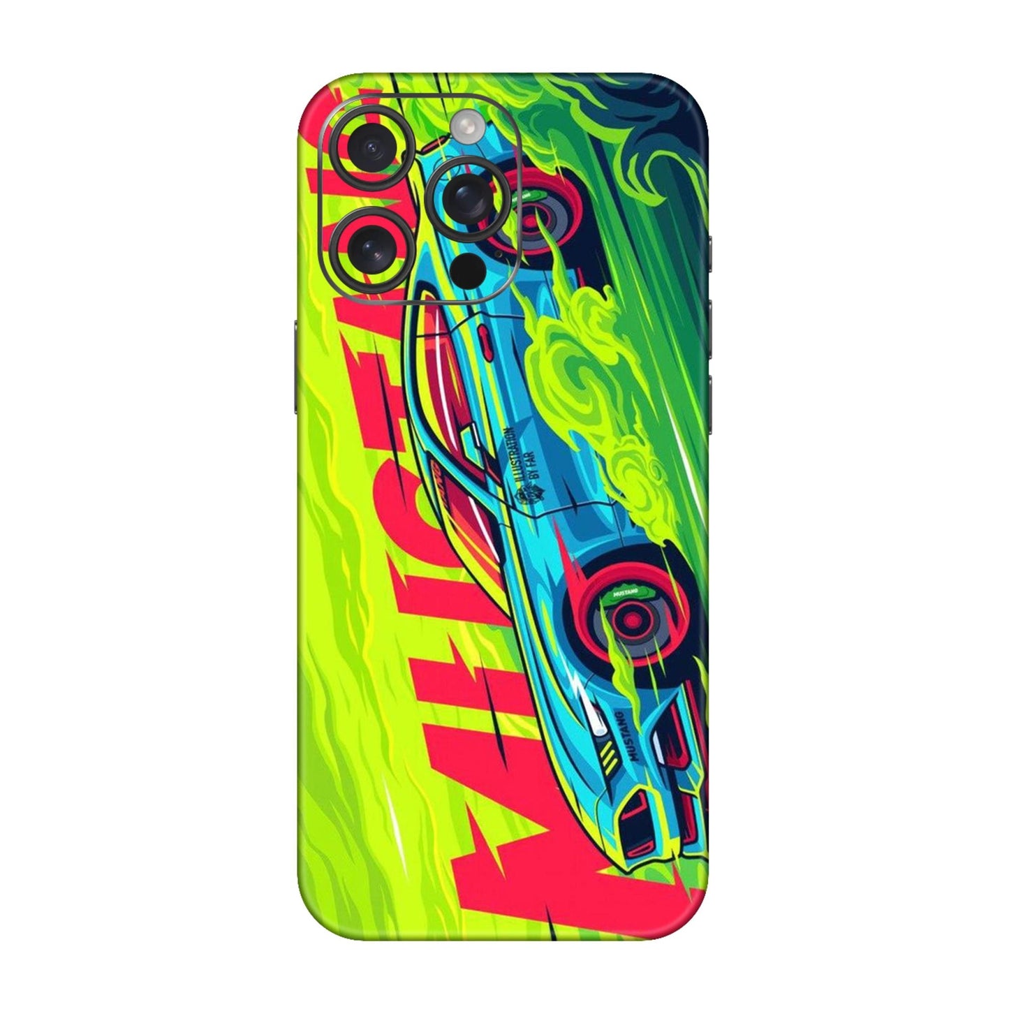 Neon Venom Drift Mobile Skin For iPhone 16 Pro Max